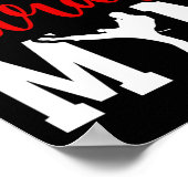 誇りを持った空手ママ空手マザー空手ママ ポスター (角)