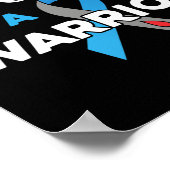 誇りを持った糖尿病戦士の母T1D認識度タイプ1 ポスター (角)