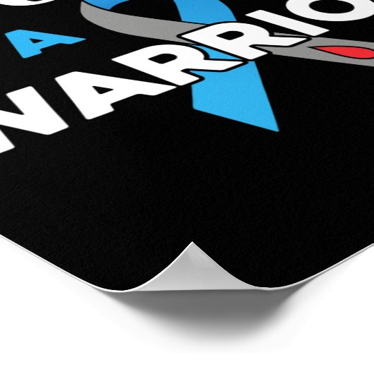 誇りを持った糖尿病戦士の母T1D認識度タイプ1 ポスター (角)