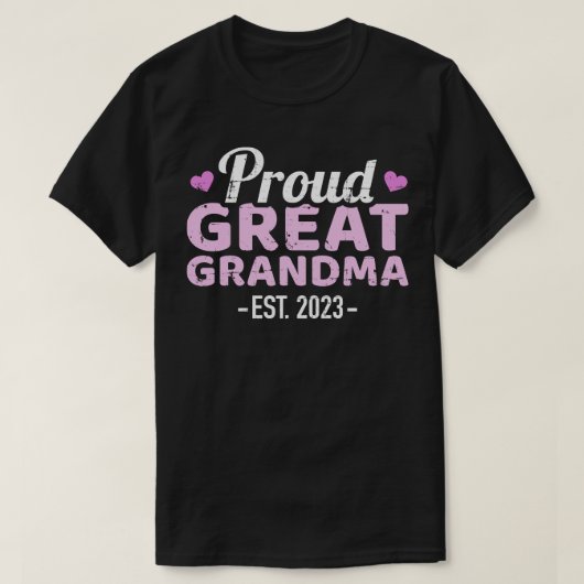 誇りを持った素晴らしおばあちゃん Tシャツ (デザイン正面)