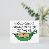 誇りを持った素晴らし祖母ツインポッド ポストカード (スタンド正面)