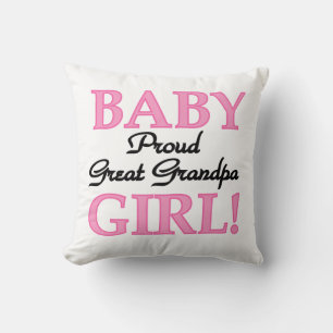 誇りを持った素晴らしGrandpa Baby Girl Gives クッション