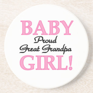 誇りを持った素晴らしGrandpa Baby Girl Gives コースター