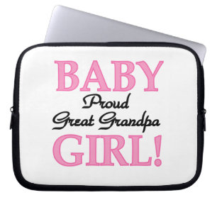 誇りを持った素晴らしGrandpa Baby Girl Gives ラップトップスリーブ