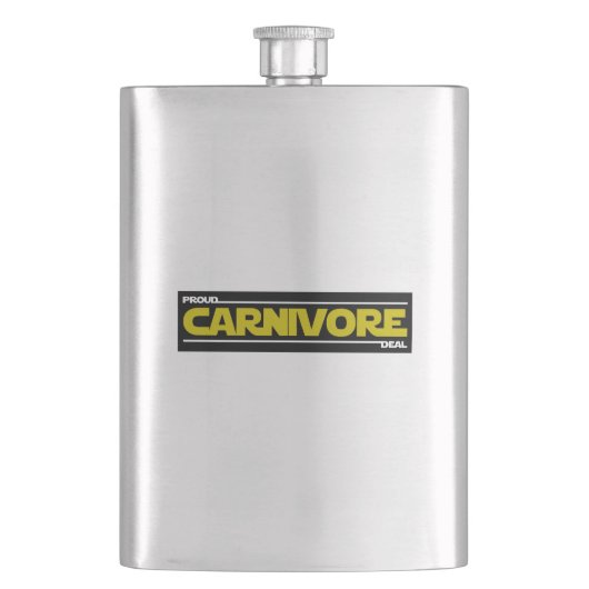誇りを持った肉食動物。取引。 フラスク (正面)