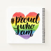 誇りを持った自分 ノートブック (裏面)