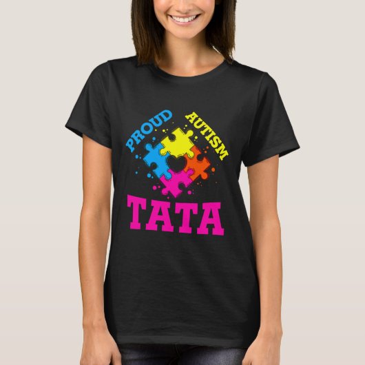 誇りを持った自閉症 Tシャツ (正面)