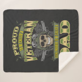 誇りを持った誇りを持ったパパ シェルパブランケット (正面(横))