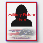 誇りを持った軍隊の親 フォトプラーク (正面)