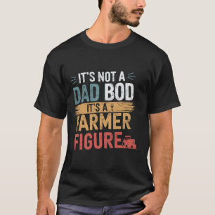誇りを持った農家父姿ヴィンテージおもしろい農業 Tシャツ