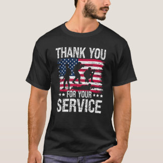 誇りを持った退役軍人感謝してい日のサービス名 Tシャツ