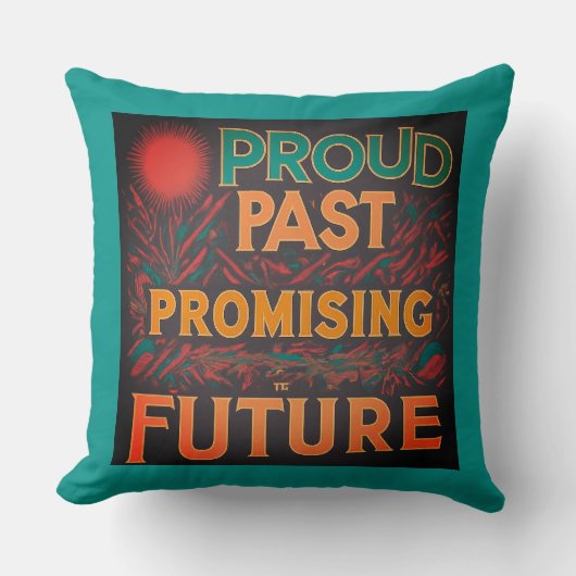 誇りを持った過去の未来 クッション (正面)