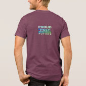 誇りを持った過去の未来 トライブレンドTシャツ (裏面)