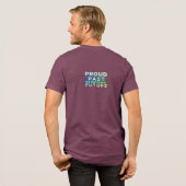誇りを持った過去の未来 トライブレンドTシャツ (フル背面)