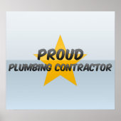 誇りを持った配管工事請負業者 ポスター (正面)