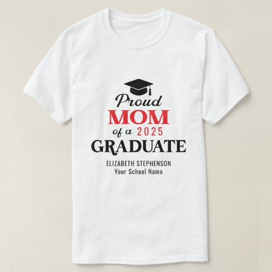 誇りを持った院生の母さん Tシャツ (デザイン正面)