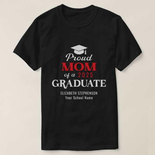 誇りを持った院生の母さん Tシャツ (デザイン正面)