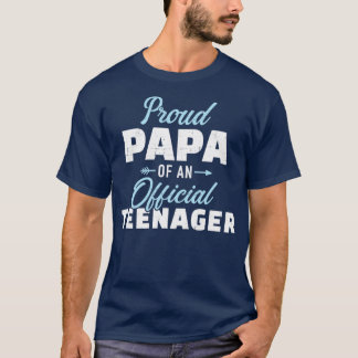 誇りを持った10代の若者13歳のおじいちゃんのパパ Tシャツ