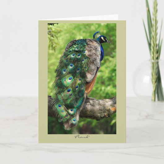 誇りを持った カード (正面)