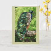 誇りを持った カード (黄色い花)