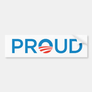 誇りを持った バンパーステッカー