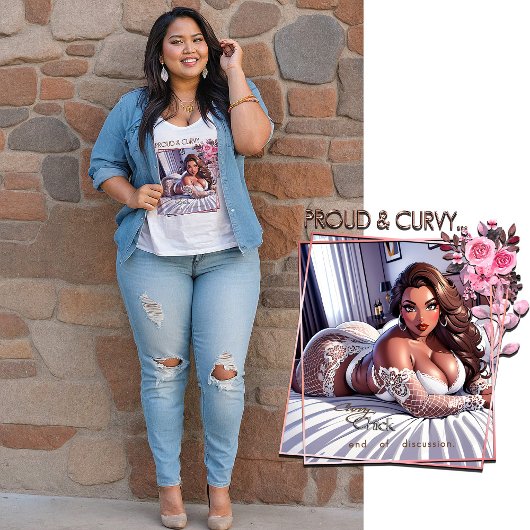 誇りを持った&曲線体の陽性 タンクトップ