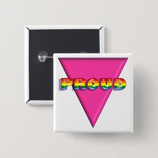 誇りを持った 缶バッジ (正面&裏面)