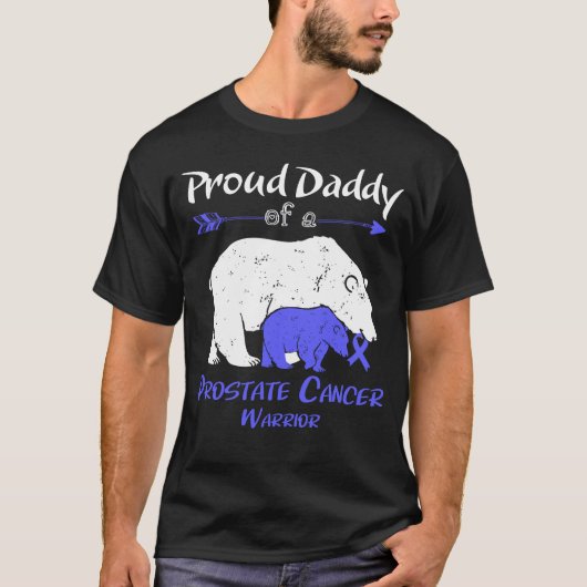 誇りを持ったDaddy Bear前立腺がん認識度 Tシャツ (正面)
