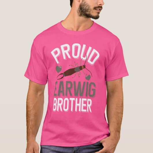 誇りを持ったEarwig Brother Pincherバグ Tシャツ (正面)