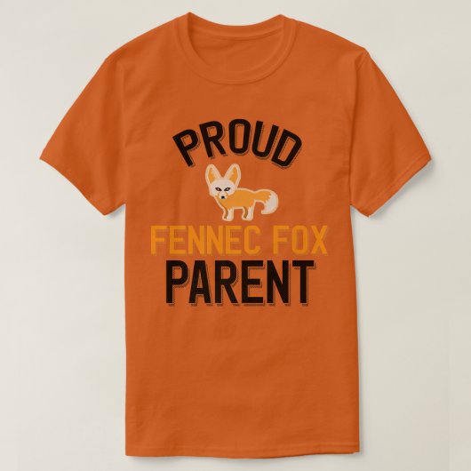 誇りを持ったFennec For Parent Premium Tシャツ (デザイン正面)