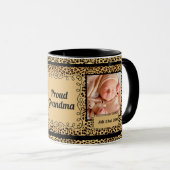 誇りを持ったGraman Cheetahプリント2写真 マグカップ (正面右)