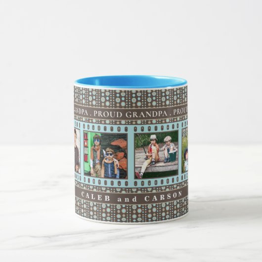 誇りを持ったGrandpa AquaとBrown 4の写真 マグカップ (中央)