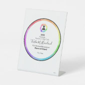 誇りを持ったHAMbWGペデスタルサイン 台座サイン (正面)