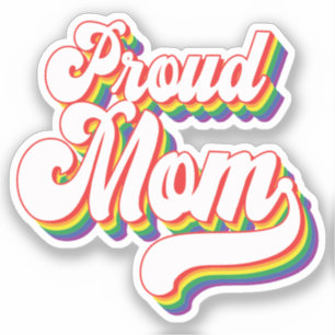 誇りを持ったLGBTQの母 ゲイプライドママ サポート シール