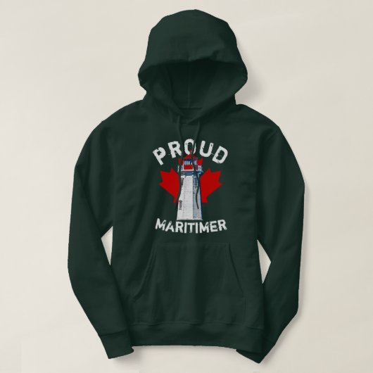 誇りを持ったMaritimer Shirt Nova Scotia Canada パーカ (デザイン正面)