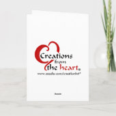 誇りを持ってあなたのカラーを身に着け 4th of July カード (裏面)