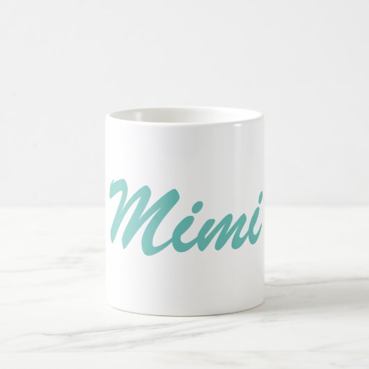 誇りを持つミミ コーヒーマグカップ (中央)