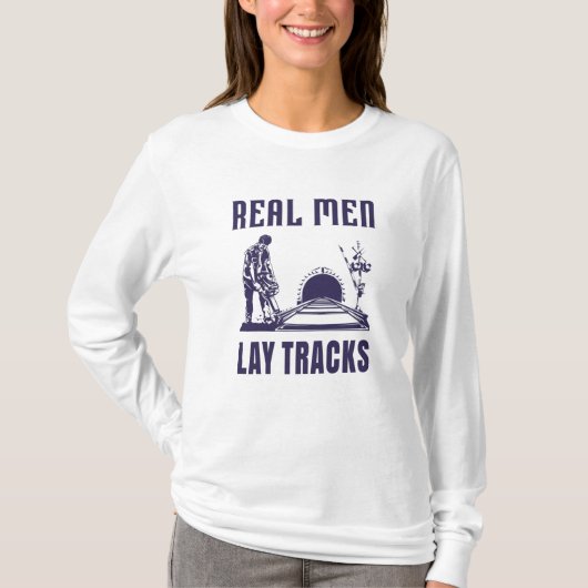 誇りを持つ線路建設者 Tシャツ (正面)