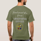 誇りを持つ親の環境保護 Tシャツ (裏面)