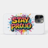 誇りを持て - レインボープライドLGBTQ+引用符 Case-Mate iPhoneケース (裏面(横))