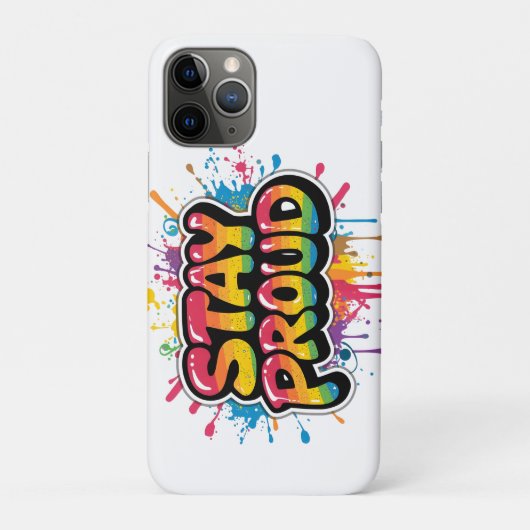 誇りを持て - レインボープライドLGBTQ+引用符 Case-Mate iPhoneケース (裏)
