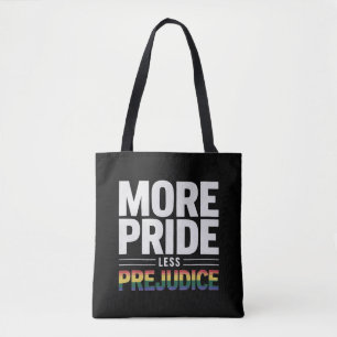 誇りを掲げ偏見をなくそう LGBT ゲイ・プライド月間 トートバッグ