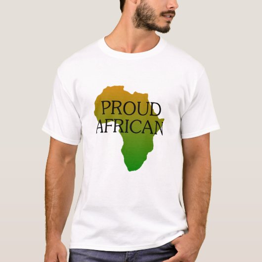 誇り高いアフリカ人 Tシャツ (正面)