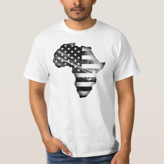 誇り高いアフリカ系アメリカ人 Tシャツ (正面)