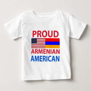 誇り高いアルメニアのアメリカ人 ベビーTシャツ