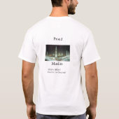 誇り高いイスラム教 Tシャツ (裏面)
