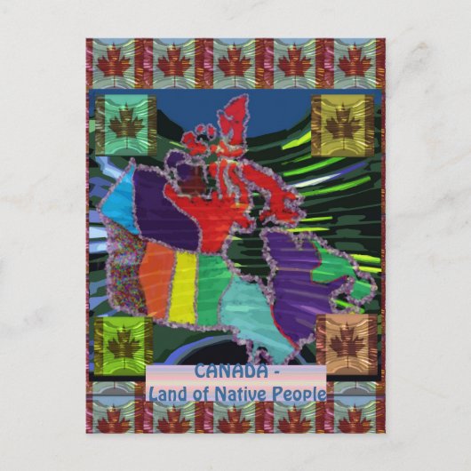 誇り高いカナダ人 ポストカード (正面)
