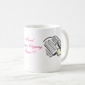 誇り高いクーポンの切抜きのママ!! マグ (正面右)