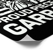 誇り高いゴミトランプTシャツ 誇り高いゴミの破片 ポスター (角)