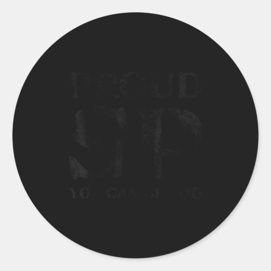 誇り高いスパイ 反サイエントロジー 面白い名言アイデア ラウンドシール (正面)